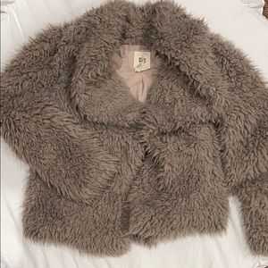 billabong faux fur jacket